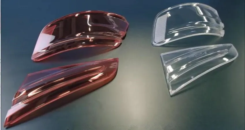 tail lights of the car